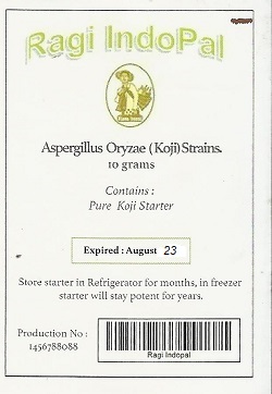 Pure Koji Starter (Aspergillus Oryzae) spores 10 Gram - Click Image to Close