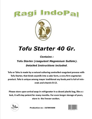 Tofu (Tahu ) Starter 40 Gr. Raprima - Click Image to Close